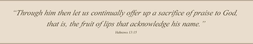 Hebrews 13:15